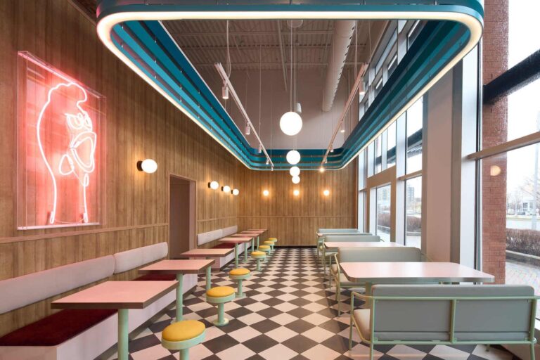 Jack Le Coq Restaurant | XY Up to date Inside Design Workplace