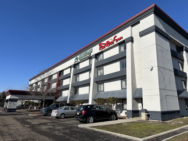 Pink Roof has opened the HomeTowne Studios and Pink Roof Inn