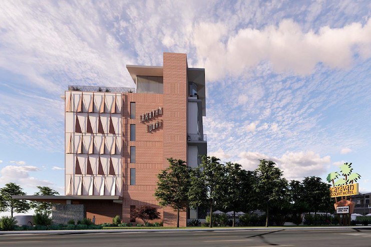 Valencia Lodge Group Breaks Floor on Caravan Courtroom