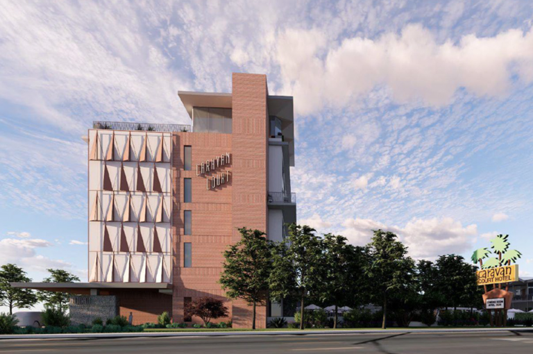 Valencia Resort Group begins building of Caravan Court docket