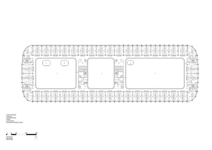 Typical Floor Plan Hotel 2 Captial International Exhibition and Convention Center