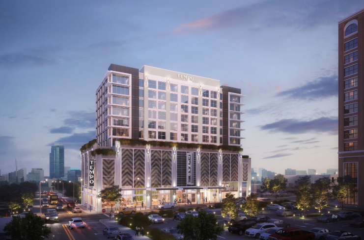 Tempo by Hilton Nashville Midtown Tops Out