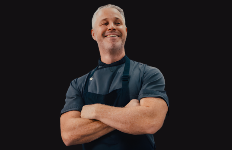 Contained in the kitchen of Demind group’s government chef Newton