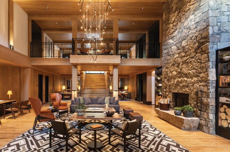 The Foyer at The Sylvan Lodge