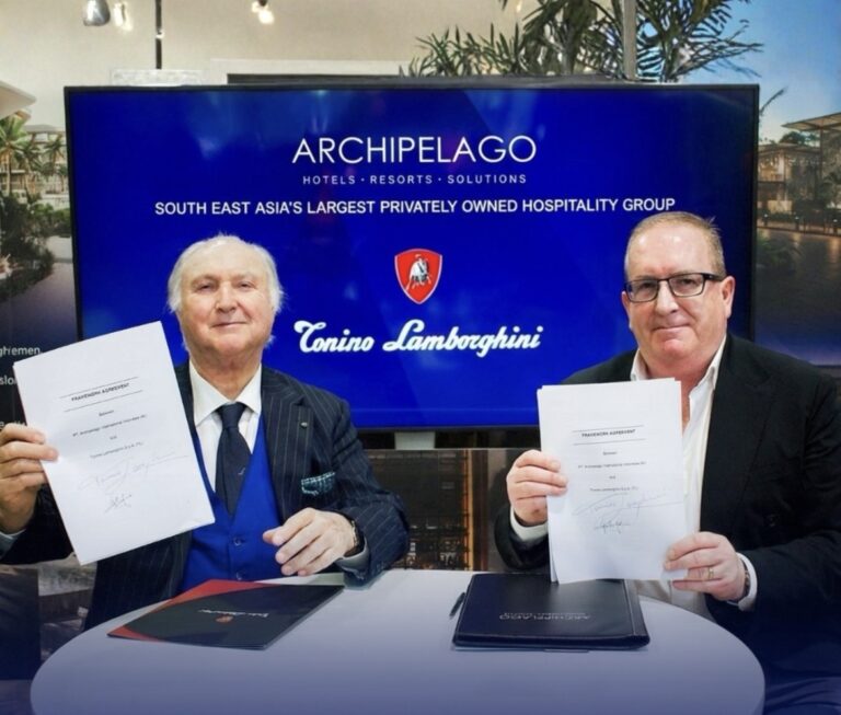 Archipelago companions with Tonino Lamborghini on resort residences